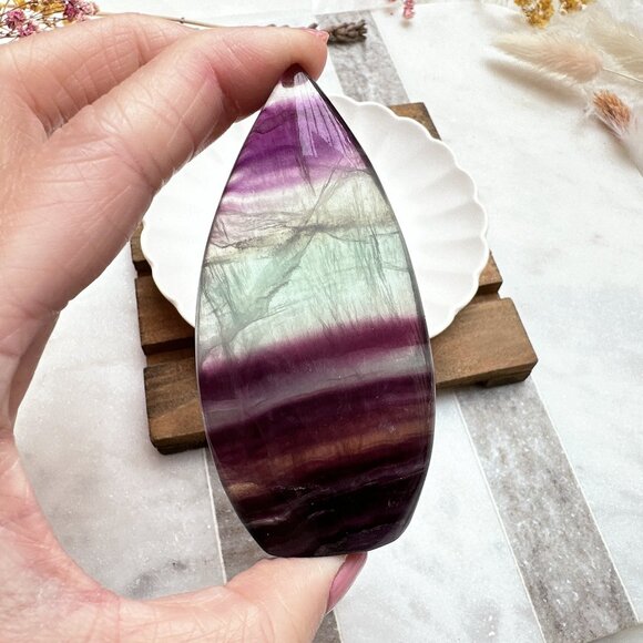 Gorgeous Small Candy Fluorite Free Form - Picture 1 of 7